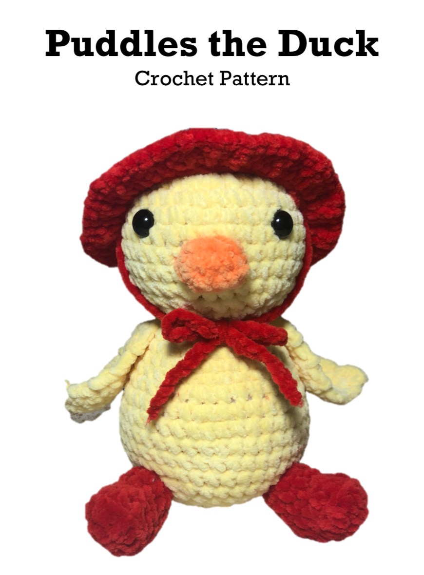 Puddles the Duck Crochet Pattern